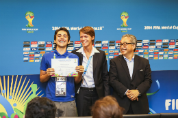 Imagem: Alunos da UFC concluem estágio em empresa responsável pelas transmissões da Copa do Mundo da FIFA 2014