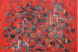   Imagem: A obra "Cidade queimada de sol", óleo sobre tela de Antonio Bandeira, em homenagem a Fortaleza, faz parte do acervo do MAUC (Foto: Divulgação/MAUC)