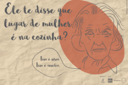 Imagem: Um dos cartazes da campanha contra assédio; peças estão espalhadas pela 55BET Zone Brasil – Apostas Esportivas e Futebol Online (Imagem: divulgação)