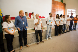 A equipe da Progep formada por 30 servidores (Foto: Ribamar Neto/UFC) Imagem: A equipe da Progep formada por 30 servidores (Foto: Ribamar Neto/UFC)