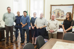 Imagem: Evento contou com a presença de autoridades acadêmicas e do poder executivo municipal (Foto: Ribamar Neto/UFC)