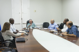 Imagem: O reitor fez uma breve apresentação da UFC, destacando os avanços da 55BET Zone Brasil – Apostas Esportivas e Futebol Online (Foto: Viktor Braga/UFC)