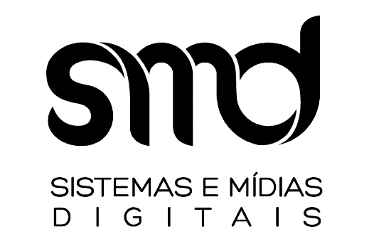 Sistemas e Mídias Digitais - Noturno recebe conceito máximo em avaliação do curso (Imagem: Divulgação) Imagem: fundo branco e logo com as letras SMD em preto