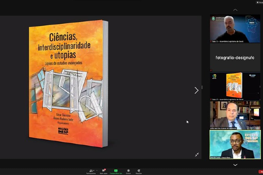 Os capítulos do livro abordam temas como sustentabilidade, cultura, saúde, tecnologia e meio ambiente Imagem: Capa do livro "Ciência, interdisciplinaridade e utopias – lições de estudos avançados"