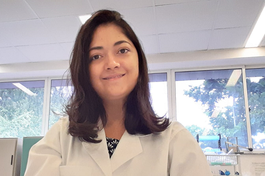 A aluna de doutorado Letícia Lima reconhece que para poder estar fazendo ciência hoje, outras batalharam no passado por esse espaço (Foto: Acervo pessoal) Imagem: A aluna de doutorado Letícia Lima reconhece que para poder estar fazendo ciência hoje, outras batalharam no passado por esse espaço (Foto: Acervo pessoal)