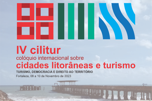 A programação contará com conferências e palestras de convidados nacionais e internacionais (Imagem: Divulgação) Imagem: logo do evento com imagem fotográfica ao fundo de ponte sobre o mar e nome do evento e data em vermelho