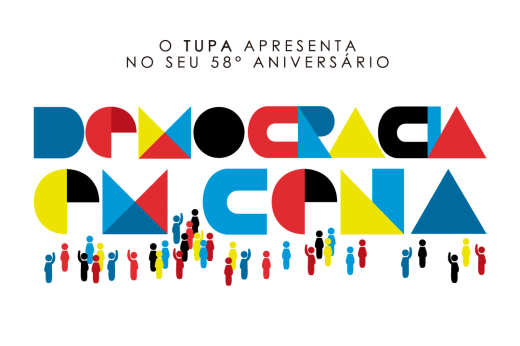 O TUPA comemora 58 anos com a abertura do seminário temático (Imagem: Divulgação) Imagem: fundo branco e logo do evento comemorativo no TUPA com letras coloridas