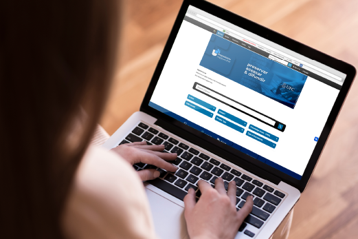 O Repositório Institucional da UFC ocupa o primeiro lugar em rankings, como como o Web of Repositories, entre os repositórios institucionais da região Nordeste (Imagem: Divulgação) Imagem: tela de computador