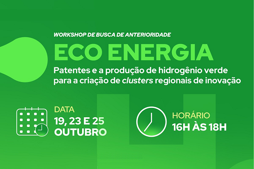 As inscrições são para todos os pesquisadores que atuam com produção do hidrogênio (Imagem: Reprodução) Imagem: Banner de divulgação do evento