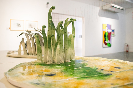 Obra exposta na mostra "NossArte, que fica aberta até 17 de novembro no MAUC (Foto: Ribamar Neto/UFC) Imagem: Obra exposta na mostra "NossArte, que fica aberta até 17 de novembro no MAUC (Foto: Ribamar Neto/UFC)