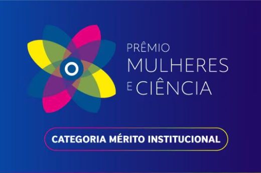 Em evento, que será realizado no dia 12 de março, a UFC será premiada na categoria Mérito Institucional (Imagem: Divulgação/CNPq) Imagem: Imagem com fundo azul em degradê e um ícone central colorido, formado por pétalas sobrepostas em tons de amarelo, rosa, azul e cinza, com um círculo no meio, simbolizando um olho. O texto principal diz: "Prêmio Mulheres e Ciência" e logo abaixo, dentro de uma caixa com bordas amarelas, lê-se "Categoria Mérito Institucional".