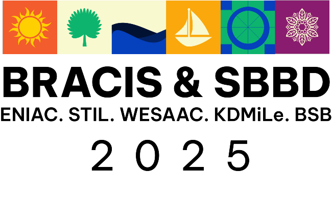 Imagem: logomarca dos eventos Bracis e SBBD