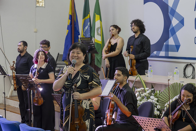Imagem: parte da Camerata de Cordas da UFC