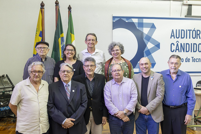 Imagem: Ex-diretores do CT também foram homenageados